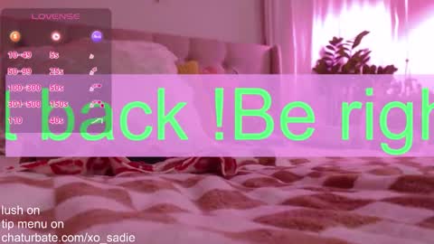 Xo Sadie online show from 02.03.26