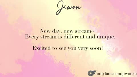J i w o n   online show from 07.01.26