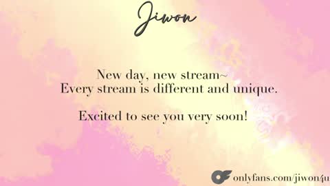 J i w o n   online show from 07.10.26