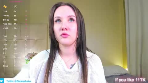 Zlata  Mon Tue Thu Fri Sun Sa GMT 3 0000pm - 0600pm  online show from 03.11.25