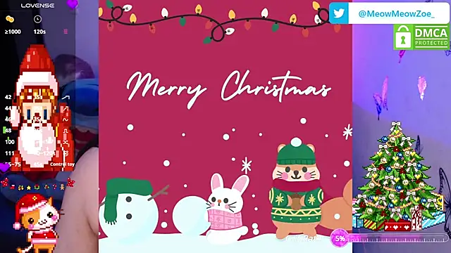 MeowMeowZoe online show from 12.26.24
