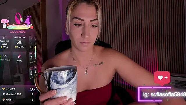 sofiah  online show from 11.14.25