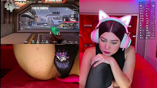 Snapshot of LiaGames chatting on 03.18.25 LiaGames online show from 03.18.25