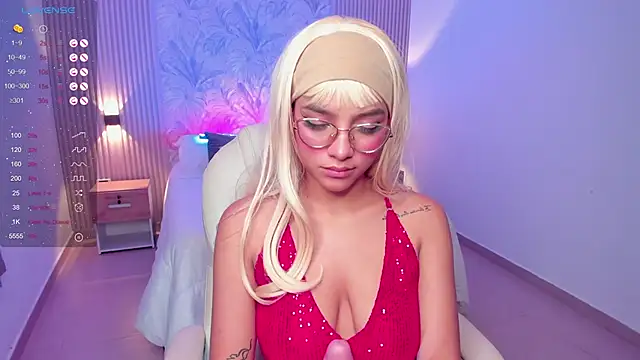 anahi curlie1 online show from 01.30.25