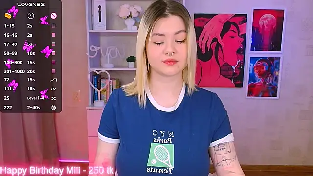 Snapshot of cutie_mili chatting on 01.27.25 cutie mili online show from 01.27.25
