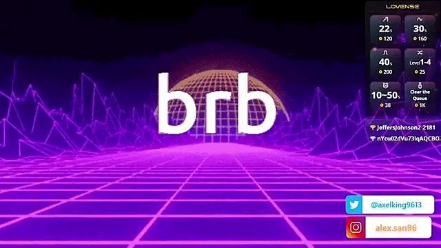 Snapshot of AxelKing1326 chatting on 10.12.25 AxelKing1326 online show from 10.12.25