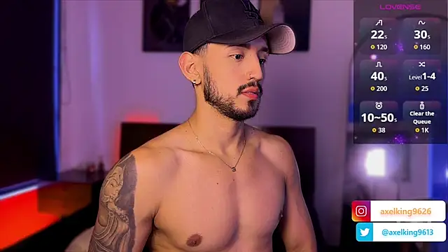 AxelKing1326 online show from 04.09.26