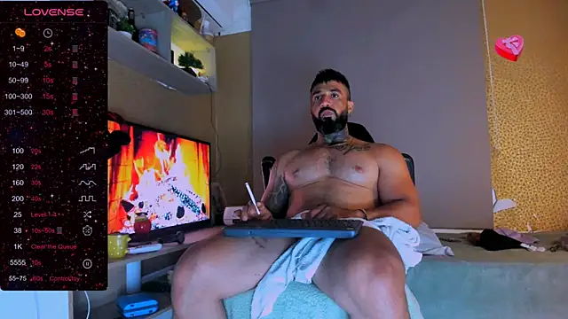 naugthy dominant online show from 12.24.24