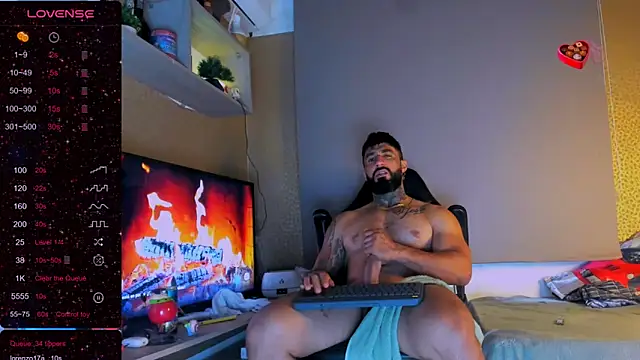 naugthy dominant online show from 12.28.24