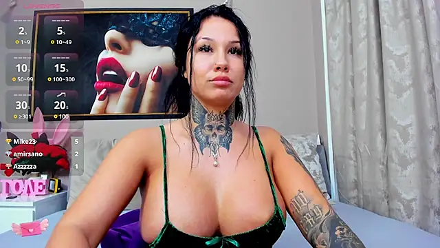 Snapshot of AngellBlackX chatting on 12.31.24 AngellBlackX online show from 12.31.24