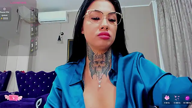 Snapshot of AngellBlackX chatting on 02.22.25 AngellBlackX online show from 02.22.25