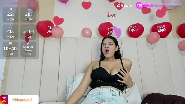 Snapshot of _frida1 chatting on 02.17.25 frida1 online show from 02.17.25