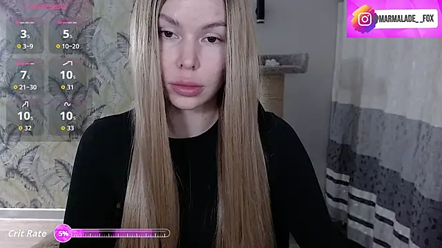 Snapshot of Marmalade_Fox chatting on 02.11.26 Marmalade Fox online show from 02.11.26
