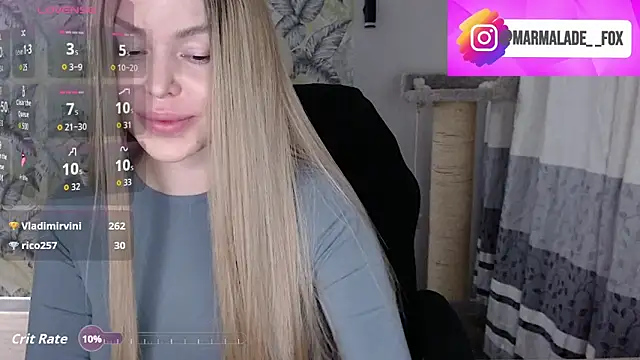 Snapshot of Marmalade_Fox chatting on 02.16.26 Marmalade Fox online show from 02.16.26