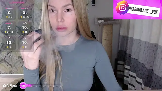 Snapshot of Marmalade_Fox chatting on 03.03.26 Marmalade Fox online show from 03.03.26