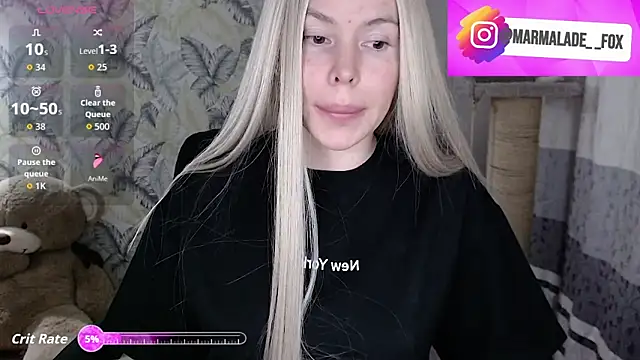 Marmalade Fox online show from 03.13.26