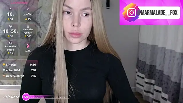 Marmalade Fox online show from 04.08.26