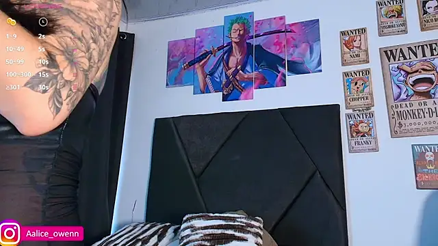 Aliceowenn online show from 11.07.25