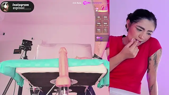 Snapshot of Angelst__ chatting on 10.06.25 Angelst online show from 10.06.25