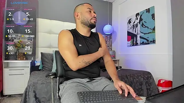 Snapshot of THIAGOXBIG chatting on 02.25.25 THIAGOXBIG online show from 02.25.25
