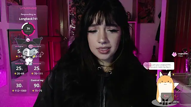 Snapshot of ninfa1_ch chatting on 10.23.25 ninfa1 ch online show from 10.23.25