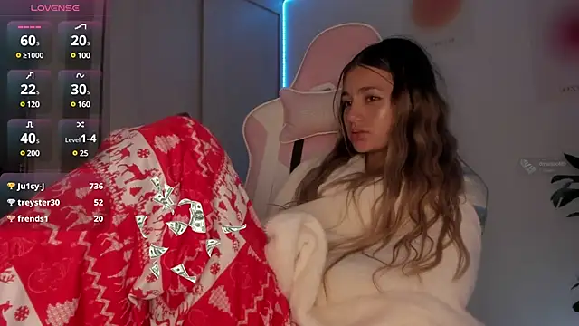 Snapshot of LittleSofia_ chatting on 12.25.24 LittleSofia online show from 12.25.24