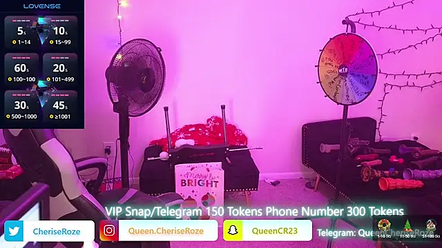 cheriserozequeen online show from 12.22.24