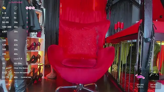 MistressAndre online show from 01.10.25