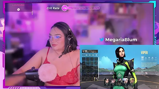 MegariaB online show from 12.16.25