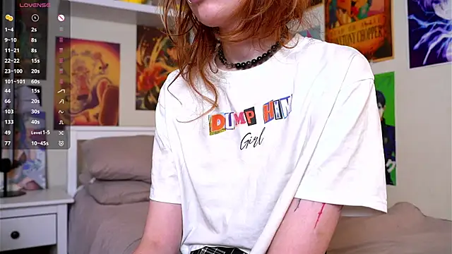 Snapshot of DarkNun chatting on 10.03.25 DarkNun online show from 10.03.25