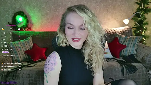 Snapshot of VerdgyMiller chatting on 12.14.24 VerdgyMiller online show from 12.14.24
