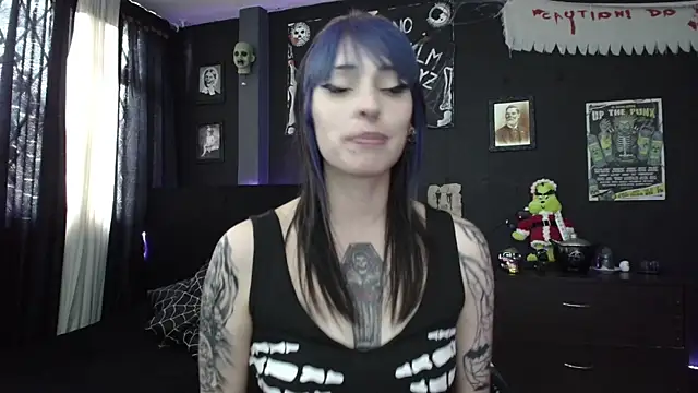 Snapshot of Goddess_Mortem chatting on 01.07.25 Goddess Mortem online show from 01.07.25