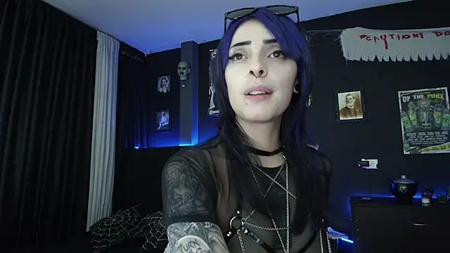 Snapshot of Goddess_Mortem chatting on 02.03.25 Goddess Mortem online show from 02.03.25