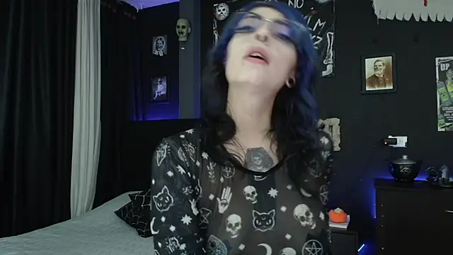 Snapshot of Goddess_Mortem chatting on 03.06.25 Goddess Mortem online show from 03.06.25