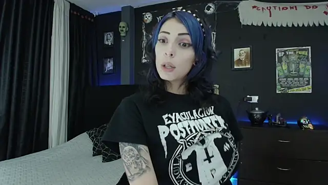 Snapshot of Goddess_Mortem chatting on 03.10.25 Goddess Mortem online show from 03.10.25