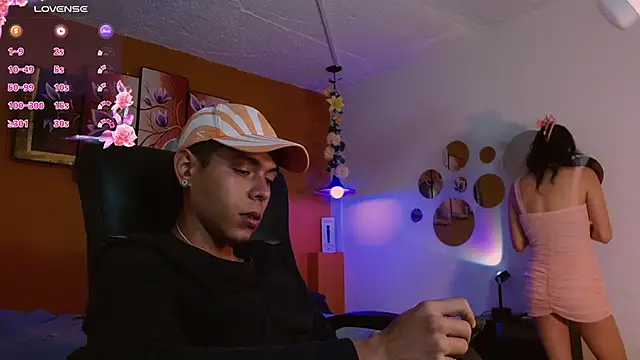 Snapshot of KokoAndRin chatting on 01.13.25 KokoAndRin online show from 01.13.25