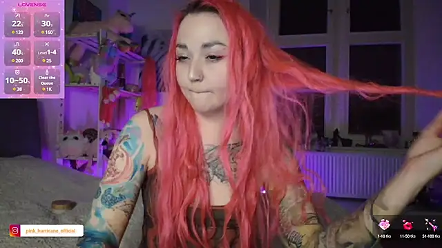 Snapshot of PinkHurricaneOfficial chatting on 01.21.25 PinkHurricaneOfficial online show from 01.21.25