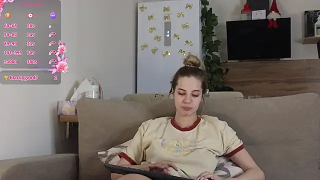 Snapshot of Girl_alone_home chatting on 01.31.25 Girl alone home online show from 01.31.25