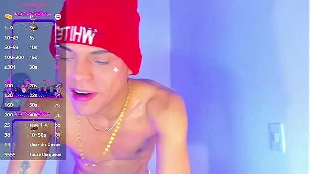 Snapshot of visaelX chatting on 02.20.25 visaelX online show from 02.20.25