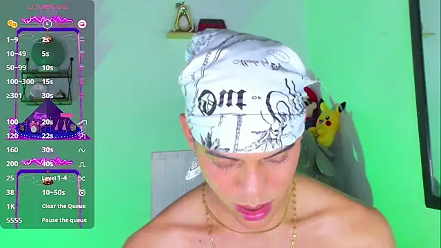 Snapshot of visaelX chatting on 02.21.25 visaelX online show from 02.21.25