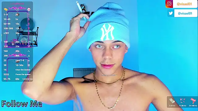 Snapshot of visaelX chatting on 03.03.25 visaelX online show from 03.03.25