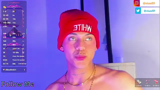 Snapshot of visaelX chatting on 03.06.25 visaelX online show from 03.06.25