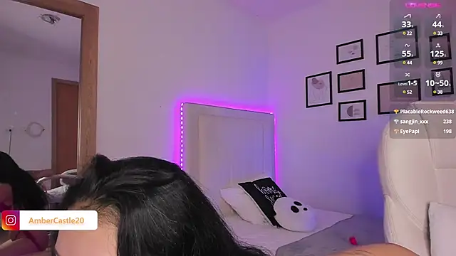 Snapshot of Amber-9 chatting on 12.02.24 Amber-9 online show from 12.02.24