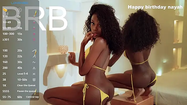 Snapshot of Nayah_Dussa1 chatting on 12.20.24 Nayah Dussa1 online show from 12.20.24