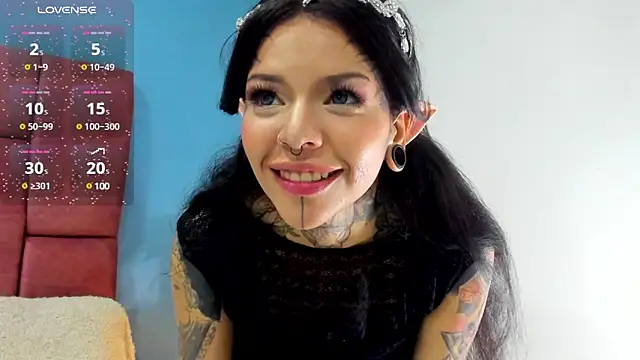 Snapshot of NinaInk chatting on 02.11.25 NinaInk online show from 02.11.25