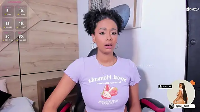 Snapshot of GemmaCarter_ chatting on 03.12.25 GemmaCarter online show from 03.12.25