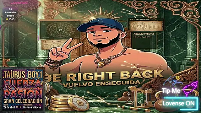 taurus boy1 online show from 04.18.26