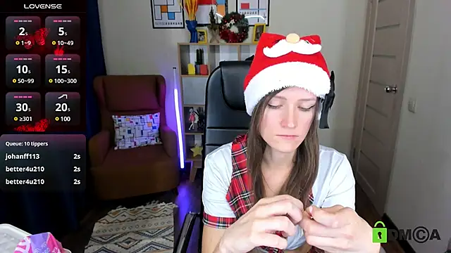 Snapshot of FrancescaCollins chatting on 12.27.24 FrancescaCollins online show from 12.27.24