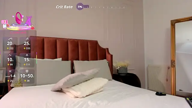 Snapshot of CharmingAnnie chatting on 10.22.25 CharmingAnnie online show from 10.22.25