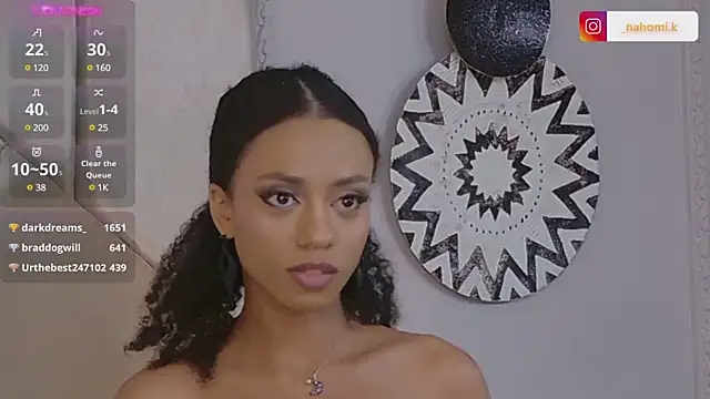 Nahomi King online show from 01.10.25